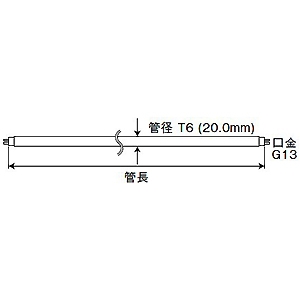 プリンス電機 【受注生産品】T6スリム蛍光灯 スーパーライン スリムタイプ ラピッドスタート形 温白色 G13口金 管長455mm 【受注生産品】T6スリム蛍光灯 スーパーライン スリムタイプ ラピッドスタート形 温白色 G13口金 管長455mm FLR455T6WW/M 画像2