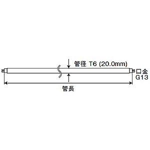 プリンス電機 【受注生産品】T6スリム蛍光灯 デコールスリム ラピッドスタート形 ブルー G13口金 管長999mm 【受注生産品】T6スリム蛍光灯 デコールスリム ラピッドスタート形 ブルー G13口金 管長999mm FRS42T6ブル-/M 画像2