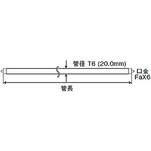 プリンス電機 【受注生産品】T6スリム蛍光灯 スリムライン スリムライン形 昼白色 FaX6口金 管長303mm 【受注生産品】T6スリム蛍光灯 スリムライン スリムライン形 昼白色 FaX6口金 管長303mm FSL303T6N 画像2