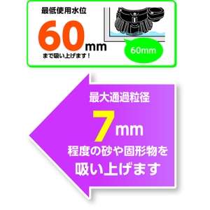 フローバル 00919758 _雑排水用水中ポンプ 00919758 _雑排水用水中ポンプ PSP-300S 画像4