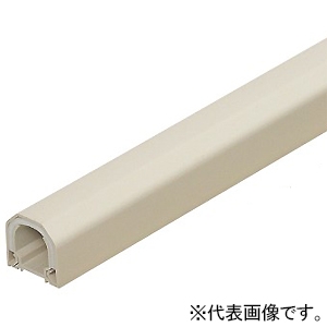 未来工業 配管モール ≪RMモール≫ 断熱材付 全長2m 適合パイプ外径φ18mm ベース付 ミルキーホワイト RM-13M