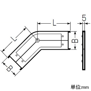 未来工業 曲ガリ45°用スペーサー RMモール付属品 適合曲ガリRMMN-13M 調整厚5mm 曲ガリ45°用スペーサー RMモール付属品 適合曲ガリRMMN-13M 調整厚5mm RMMNS-13M 画像2