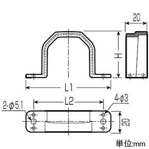 未来工業 両サドルF RMモール付属品 13M用 両サドルF RMモール付属品 13M用 RMSTF-13M 画像2