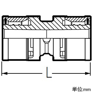 未来工業 ストレートジョイント Wタイプ継手 Jスペック 適合サイズ10⇔10 ストレートジョイント Wタイプ継手 Jスペック 適合サイズ10⇔10 JS-10A 画像2