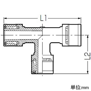 未来工業 チーズジョイント Wタイプ継手 Jスペック 適合サイズ10・10・10 チーズジョイント Wタイプ継手 Jスペック 適合サイズ10・10・10 JT-10A 画像2