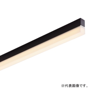 DNライティング 【受注生産品】LEDライン照明器具 《TRIM LINE》 光源交換型 長さ500mm 4000lmクラス PWM調光 昼白色 スクエア型カバー 黒 TRE2-500N-BK-APL