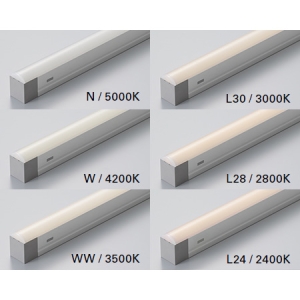 DNライティング 【受注生産品】LEDライン照明器具 《Seamlessline》 光源一体型 低輝度タイプ 長さ344mm 非調光 電球色(2400K) ドーム型カバー 【受注生産品】LEDライン照明器具 《Seamlessline》 光源一体型 低輝度タイプ 長さ344mm 非調光 電球色(2400K) ドーム型カバー SFL344L24D-P4 画像2