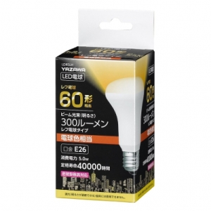 ヤザワ R63レフ形LED電球 電球色 E26 非調光タイプ R63レフ形LED電球 電球色 E26 非調光タイプ LDR5LH 画像3