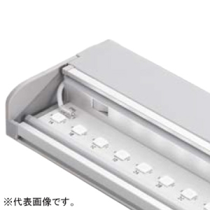 DNライティング 【受注生産品】LEDたなライト 棚全面照射型 長さ282mm 非調光 昼光色 透明カバー TA-LED282LDC