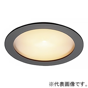 DNライティング 【受注生産品】薄型LEDダウンライト 光源一体型 什器用 埋込穴φ60mm 狭角配光 位相調光 昼白色 ブラック D-EX121BB