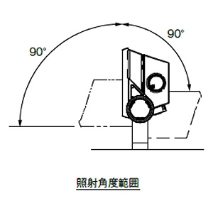 岩崎電気 LED投光器 《LEDioc FLOOD NEO》 屋外・屋内用 耐塩仕様 40クラス 広角タイプ 電球色(2700K) 電源ユニット内蔵形 ダークグレイ LED投光器 《LEDioc FLOOD NEO》 屋外・屋内用 耐塩仕様 40クラス 広角タイプ 電球色(2700K) 電源ユニット内蔵形 ダークグレイ ECF4040W/LSAN8/DG 画像2