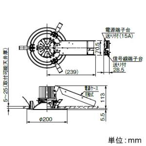 岩崎電気 LEDダウンライト 《LEDioc》 クラス350 コンパクト形蛍光ランプFHT42W×2相当 連続調光形 埋込穴φ175mm 昼白色 電源ユニット内蔵形 LEDダウンライト 《LEDioc》 クラス350 コンパクト形蛍光ランプFHT42W×2相当 連続調光形 埋込穴φ175mm 昼白色 電源ユニット内蔵形 EDL35024W/NSAZ9 画像2