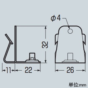 未来工業 ボイド止め金具 外側用 ワンタッチタイプ ボイド管厚2.0〜7.0mm ボイド止め金具 外側用 ワンタッチタイプ ボイド管厚2.0〜7.0mm BK-S 画像2