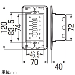 未来工業 高気密パッキン 1ヶ用 クリーンルーム・高気密物件対応 粘着テープ付 高気密パッキン 1ヶ用 クリーンルーム・高気密物件対応 粘着テープ付 BZ-1CRS 画像2