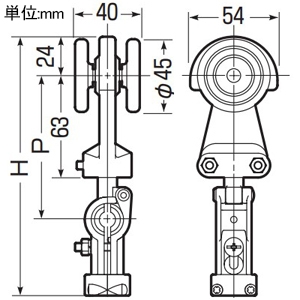 未来工業 ケーブルカッシャー ハンガーレール用 フジ(トラックレール)3号・4号用 50F34型 ケーブル径φ10〜20mm 吊り数1 ケーブルカッシャー ハンガーレール用 フジ(トラックレール)3号・4号用 50F34型 ケーブル径φ10〜20mm 吊り数1 CK-51F34 画像2