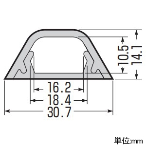 未来工業 デンコープロテクタ スマートタイプ 屋外用 4号 全長1m ブラック デンコープロテクタ スマートタイプ 屋外用 4号 全長1m ブラック EYP-4K 画像2