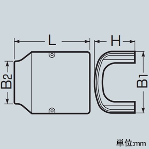 未来工業 分岐ソケット スッキリライン(E)用 100型 アダプター付 ミルキーホワイト 分岐ソケット スッキリライン(E)用 100型 アダプター付 ミルキーホワイト GKY-100M 画像2