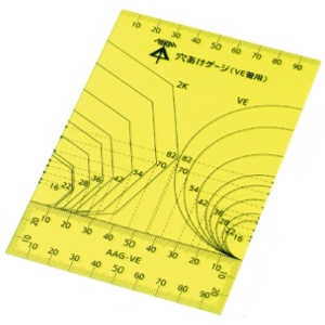 未来工業 穴あけゲージ VE管用 AAG-VE