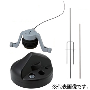 【法人限定/代引き不可】水田当番用水位計 開水路 オープン水路 用 設定可能水位5〜20cm ワイヤー長さ1m AGST-LG2