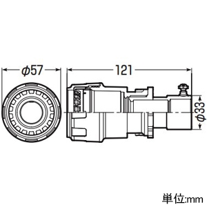 未来工業 コンビネーションカップリング 難燃性 ミラレックスF30⇔薄鋼電線管(ねじ無)25 Oリング付 コンビネーションカップリング 難燃性 ミラレックスF30⇔薄鋼電線管(ねじ無)25 Oリング付 FEEP-30DDB 画像2