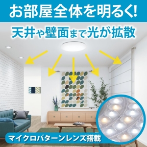 ホタルクス LEDシーリングライト 〜14畳用 調光タイプ 昼光色 LEDシーリングライト 〜14畳用 調光タイプ 昼光色 HLDZE14309SG 画像5