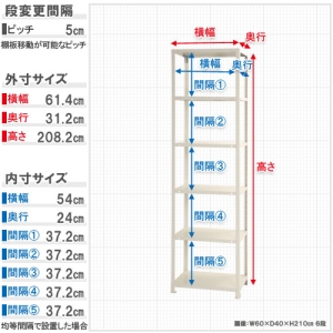 北島 【法人限定/代引き不可】 スマートラック NSTR-734 ?W600×D300×H2100白 【法人限定/代引き不可】 スマートラック NSTR-734 ?W600×D300×H2100白 51060073401 画像2