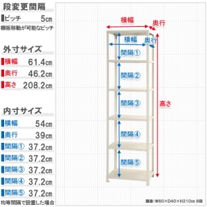 北島 【法人限定/代引き不可】 スマートラック NSTR-737 ?W600×D450×H2100白 【法人限定/代引き不可】 スマートラック NSTR-737 ?W600×D450×H2100白 51060073701 画像2