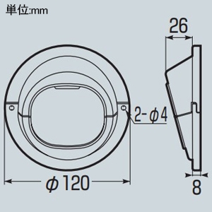 未来工業 ソケットジョイント フリージョイント用 70型 ミルキーホワイト ソケットジョイント フリージョイント用 70型 ミルキーホワイト GKJ-70M 画像2