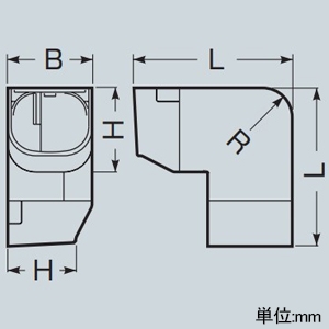 未来工業 【受注生産品】自在エルボ スッキリライン(E)用 70型 ミルキーホワイト 【受注生産品】自在エルボ スッキリライン(E)用 70型 ミルキーホワイト GKZ-70M 画像2