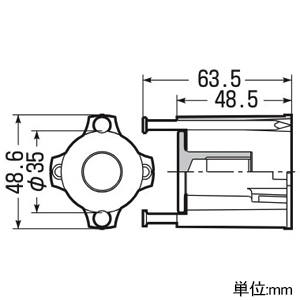 未来工業 ####【受注取り寄せ品】カラー・ヘッダーインサート 型枠用 樹脂釘タイプ W1/2ボルト用 埋設深さ45mm 青 【受注取り寄せ品】カラー・ヘッダーインサート 型枠用 樹脂釘タイプ W1/2ボルト用 埋設深さ45mm 青 NK-4JB 画像2