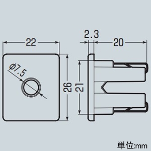 未来工業 固定ブロックジョイント ミルキーホワイト 固定ブロックジョイント ミルキーホワイト GKBJ-1M 画像2