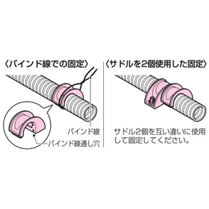 未来工業 片サドル 電気・ガス式鋲打機対応 φ27.5mm 片サドル 電気・ガス式鋲打機対応 φ27.5mm GGKT-LS22 画像3