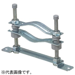 未来工業 【受注生産品】レベルマスター スチールベース・フリータイプ ボルト長さ120mm 適合管外径φ60〜91mm LM2-5080F12