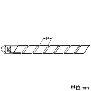 未来工業 スパイラルチューブ ≪ムシハイレンジャーN≫ 束線形1.6〜3.5mm 長さ100m巻 グレー スパイラルチューブ ≪ムシハイレンジャーN≫ 束線形1.6〜3.5mm 長さ100m巻 グレー SPT-2-MHN 画像2