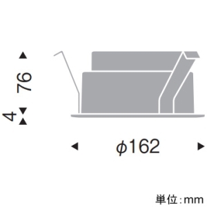 遠藤照明 LEDベースダウンライト 浅型 10000・8000・6500TYPE 水銀ランプ400W・セラメタ150W・メタルハライドランプ250W器具相当 埋込穴φ200mm 拡散配光 昼白色 演色Ra83 白コーン 電源別売 LEDベースダウンライト 浅型 10000・8000・6500TYPE 水銀ランプ400W・セラメタ150W・メタルハライドランプ250W器具相当 埋込穴φ200mm 拡散配光 昼白色 演色Ra83 白コーン 電源別売 ERD9846W 画像2