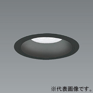 遠藤照明 LEDベースダウンライト 浅型 1400TYPE FHT32W×2器具相当 埋込穴φ75mm 広角配光 ナチュラルホワイト(4000K) 演色Ra83 黒コーン 電源別売 ERD6599BB