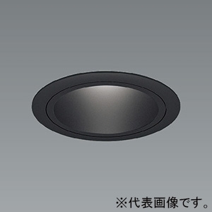 遠藤照明 LEDベースダウンライト C150・100タイプ CDM-R35W・12Vφ50省電力ダイクロハロゲン球75W形50W器具相当 埋込穴φ75mm 広角配光 ナチュラルホワイト(4000K) 黒コーン 電源別売 ERD6937BA