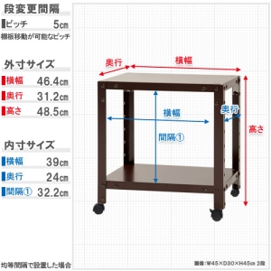 北島 【法人限定/代引き不可】 スマートラック NSTR-K024 キャスター付 W450×D300×H450 白 【法人限定/代引き不可】 スマートラック NSTR-K024 キャスター付 W450×D300×H450 白 51070002401 画像2