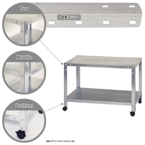 北島 【法人限定/代引き不可】 スマートラック NSTR-K033 キャスター付 W600×D200×H450 亜鉛メッキ 【法人限定/代引き不可】 スマートラック NSTR-K033 キャスター付 W600×D200×H450 亜鉛メッキ 51070003381