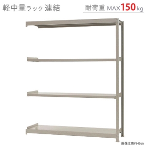 北島 【法人限定/代引き不可】 軽中量150K 連結 W1500×D600×H1800 アイボリー 58165404123