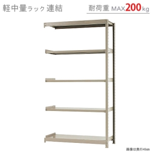 北島 【法人限定/代引き不可】 軽中量200K 連結 W1200×D450×H2100 アイボリー 58274305123