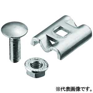 【受注生産品】カバー取付金具 ミラメッシュ付属品 底面用 電気亜鉛めっき仕様 SRM-C□用 SRM-CTT-set