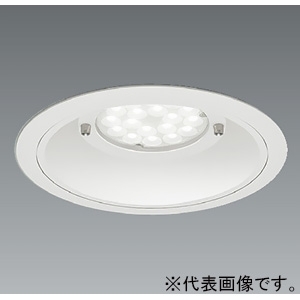 遠藤照明 LEDベースダウンライト 軒下用 幅広枠タイプ 4000・3000TYPE FHT42W×3灯・FHT32W×3灯器具相当 埋込穴φ200mm 広角配光 昼白色 電源別売 ERD7218W