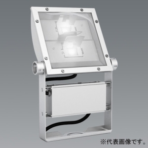 遠藤照明 LED看板灯 防湿・防雨形 電源内蔵形 6000TYPE CDM-TP150W器具相当 看板用配光 非調光 ナチュラルホワイト(4000K) 白艶消 ERS5212WA