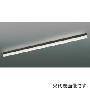 コイズミ照明 LEDベースライト 《ソリッドシームレススリム》 直付型 調光 昼白色 長さ1500mm 黒 AH55145