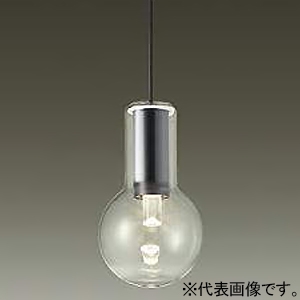 DAIKO LED小型ペンダントライト ≪kirameki≫ フランジタイプ 直付専用 白熱灯60W相当 非調光タイプ LED5.9W 電球色 黒 DPN-40251Y