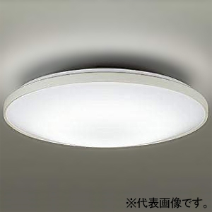 DAIKO LEDシーリングライト 〜6畳用 調色・調光タイプ LED29.5W 昼光色〜電球色 リモコン付 白(リブ入) DCL-40946