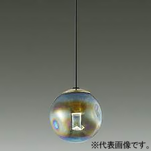 DAIKO LED小型ペンダントライト ≪kirameki≫ フランジタイプ 直付・埋込兼用 白熱灯60W相当 調光タイプ LED6.2W 電球色 透明ガラス・スモークラスター塗装 DPN-41774YG