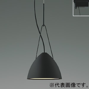 コイズミ照明 LEDペンダントライト 《Minimal Rustic Y-pendant》 プラグタイプ 白熱球60W相当 非調光 電球色 AP54938