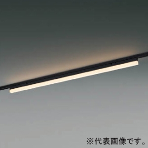 コイズミ照明 【受注生産品】LEDベースライト 《ソリッドシームレススリム》 プラグタイプ 調光 白色 黒 AH55169